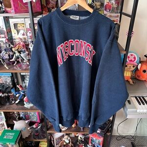 Vintage Wisconsin Badgers Steve & Barry’s Crewneck Sweatshirt Men’s 2XL Tall